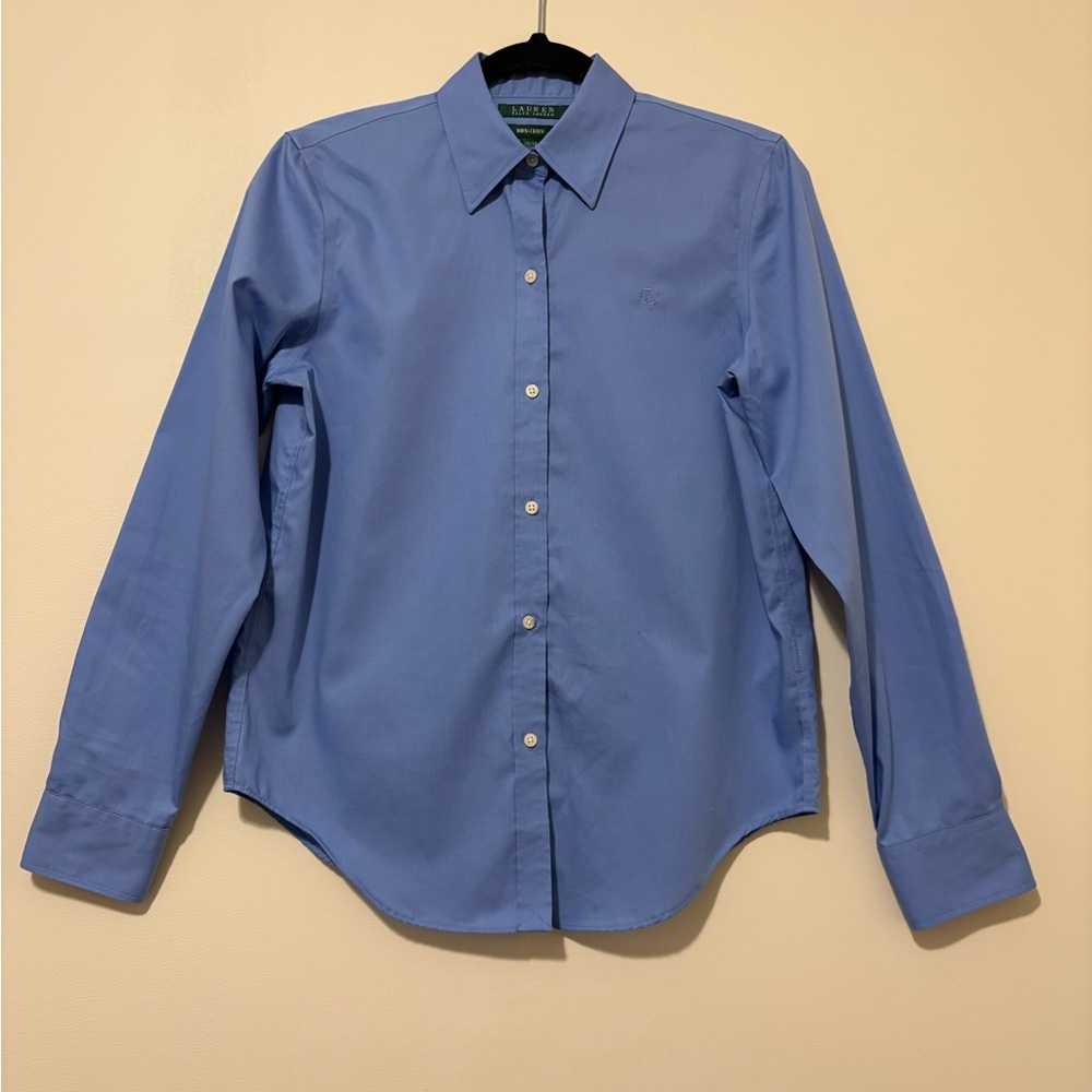 Ralph Lauren Classic Blue Dress Shirt